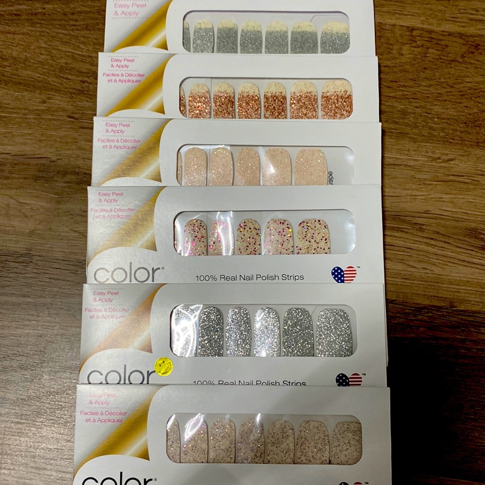 Set of 6 Color Street Polish sets